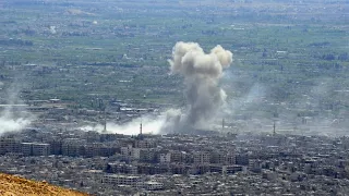 Luftangriff in Syrien nach mutmaßlicher Giftgas-Attacke