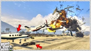 GTA 5 - RAMP BUGGY VS 60+ PLANES