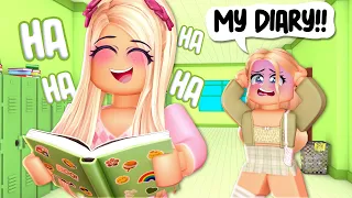 I ACCIDENTALLY SWAPPED DIARIES WITH MY BULLY IN ROBLOX BROOKHAVEN!