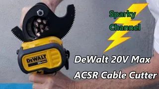 DEWALT DCE150D1 20V MAX Cordless Cable Cutting Kit Review and Demonstration