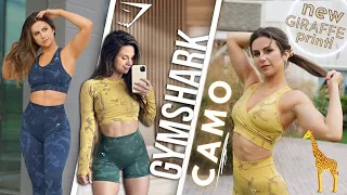 GIRAFFE CAMO?! UNRELEASED GYMSHARK CAMO TRY ON HAUL! WHAT'S THE DIFFERENCE? GYMSHARK REVIEW 2021