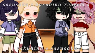 naruhina e sasusaku (AU do cannon) reagem a sasunaru e sakuhina