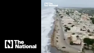 Cyclone Shaheen hits different areas in Oman