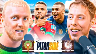 FRANCE 2-0  MOROCCO ft. W2S, CALFREEZY & BUVEY - Pitch Side LIVE!