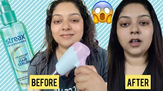 Best Hair Serum | Review of Vega Hair Dryer and Streax Hair Serum | How to use Dryer & Serum On hair