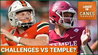 Miami Hurricanes Biggest Challenges Against Temple, Van Dyke Deserves More Respect, Jalil Bethea IN