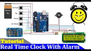 How to make Real Time Clock With Alarm using Arduino and RTC DS3231