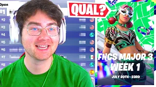 Can We QUALIFY in FNCS MAJOR 3 Week 1? (Fortnite Competitive FULL Tournament)