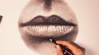 How to draw Realistic Lips - Step by Step