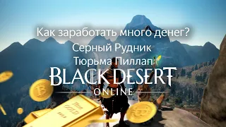 КАК ЗАРАБОТАТЬ ДЕНЕГ В BDO? | ФАРМ СЕРНЫЙ РУДНИК, ТЮРЬМА ПИЛЛАП | Black Desert Online