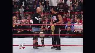 The Rock Calls Out The Alliance Stone Cold Steve Austin What (2/2) WWE Raw 11-12-2001