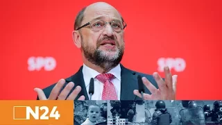 Große Koalition: Pressekonferenz mit SPD-Chef Martin Schulz in Berlin