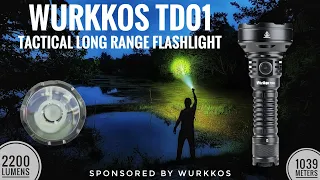 Wurkkos TD01 Tactical Long Range Flashlight & Comparison with Convoy L21B SFT40, TS30S Pro, Ts11