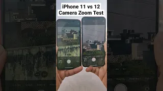 iPhone 11 vs 12 Camera Comparison test #ytshorts #shorts #cameratest