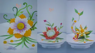 3 Creative Flower Arts in Vegetables You Really Need to Watch in 2024