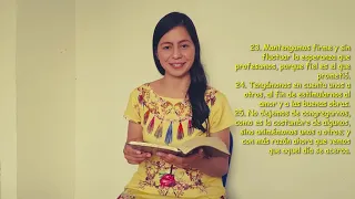 En las manos de Jesús: Hebreos 10:23-25