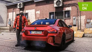 GTA V: Ultra Realistic Graphics - 2023 BMW M2 COUPE Free-Roam Gameplay - RTX 4090 Ray Tracing Mod
