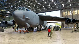 The Crazy Process of Maintaining US Largest Bomber Inside Gigantic Hangar