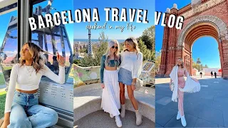 BARCELONA, SPAIN TRAVEL WEEKEND IN MY LIFE VLOG || park guell, cable card, casa batallo & good eats!