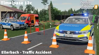 Traffic Accident, my Logs Trailer was Overturned│Ellerbach│FS 19│Timelapse#12