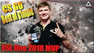 CS׃GO Best of s1mple | ESL One 2018 MVP