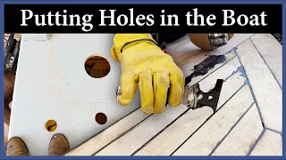 Holes In the Boat and Deck Waterproofing - Episode 257 - Acorn to Arabella: Journey of a Wooden Boat