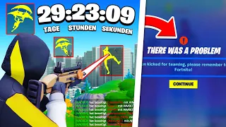 Ich versuche in 30 TAGEN in Fortnite GEBANNT zu werden 🚫😱und das passierte...