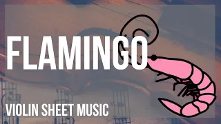 Violin Sheet Music: How to play Flamingo by Kero Kero Bonito