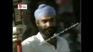 Navjot Singh Sidhu 106 vs England 2nd Test @ Chennai 1992 93