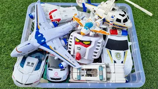 Full White Color TRANSFORMERS Robot Tobot Episode: Giant Car Adventure - BUMBLEBEE Evolution Cartoon