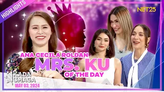 MRS. KU OF THE DAY NA SI ANA CECILIA ROLDAN, SUNUD-SUNOD ANG SWERTE SA BUHAY AT SA KANIYANG PAMILYA