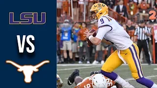 Week 2 2019 #6 LSU vs #9 Texas Full Game Highlights