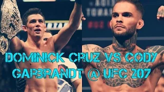 Dominick Cruz vs Cody Garbrandt set for UFC 207 Co-Main (Nunes vs Rousey Main Event)