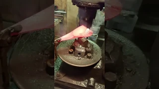 Power Hammer forging a Big Leaf