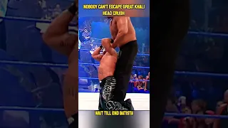 GREAT Khali's INSANE strength 😳💪🔥 | #youtubeshorts #wwe