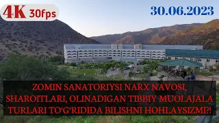 ZOMIN SANATORIYSINING 2023 YILDAGI NARX NAVOSINI BILISHNI HOHLAYSIZMI...?!