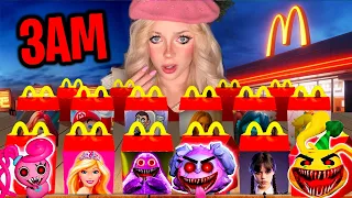 DO NOT ORDER THESE CURSED HAPPY MEALS AT 3AM!! (POPPY PLAYTIME, BARBIE, GRIMMACE & MORE!)