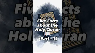 Did You Know? "Facts about Quran" | #shorts #quran #youtubeshorts