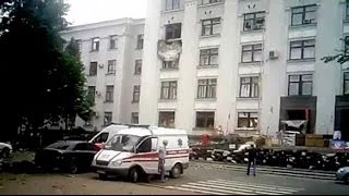 Штаб АТО: Взрыв в здании Луганской ОГА -- дело рук боевиков