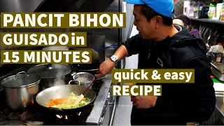 BIHON GUISADO with LEFTOVERS IN 15 Minutes