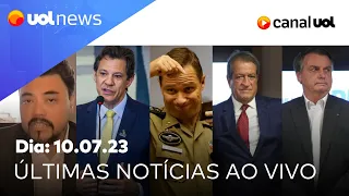 🔴 Bolsonaro prestará novo depoimento à PF; barraco no PL; Haddad; caso Tiago Leifert e mais ao vivo