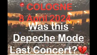 DEPECHE MODE live LAST CONCERT EVER? FULL CONCERT KÖLN / COLOGNE 8 April 2024