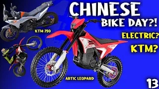 CHINESE KTM + ARCTIC LEOPARD E-BIKE!? -DIRT BIKE VLOG 13