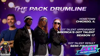 The Pack Drumline Full Performance & Intro Semi Final Week 1 AGT Fantasy League 2024 S01E05