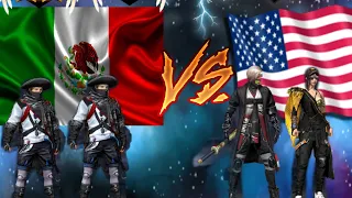 MÉXICO VS  ESTADOS UNIDOS FRE FIRE PVP 2VS2 ☣️☣️☣️