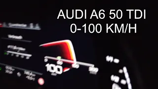 AUDI A6 50 TDI 0-100 KM/H 4k