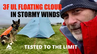 Budget Tent Tests In UK Storm | 3F UL Floating Cloud | Storm Barbara High Winds