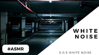 ⚪ ASMR Parking Garage 🅿 White Noise 🎧 Car Sound Relaxation, Sleep, Studying, focus