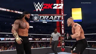 WWE 2K22 - How To Do a Draft in Universe Mode