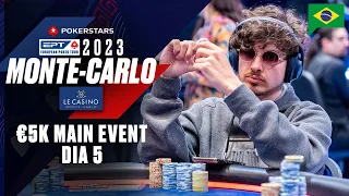 EPT Monte-Carlo 2023 – €5K MAIN EVENT – Dia 5 ♠️ PokerStars Brasil